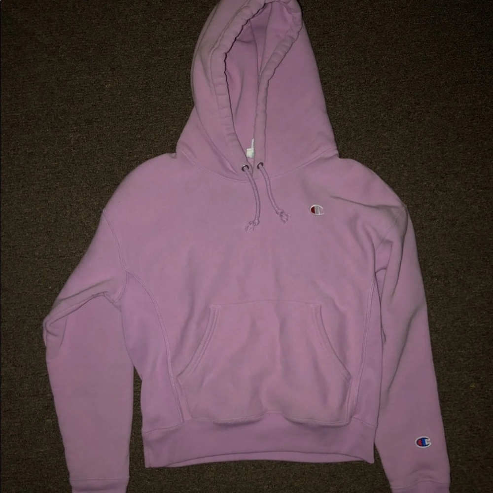 champion pink/purple hoodie
